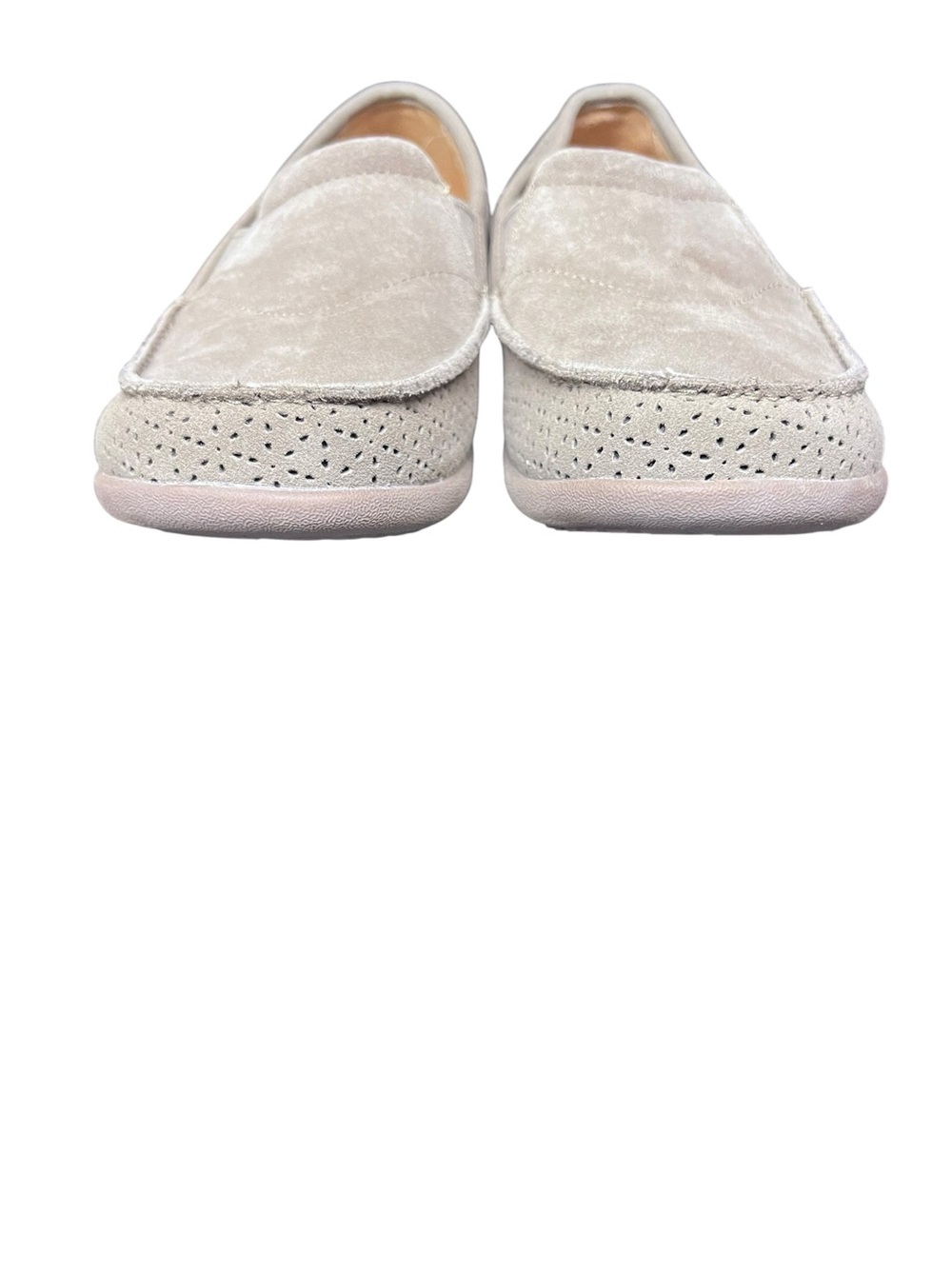 Revitalign Orthotic Suede Slip On - Siesta Star- Tan Shimmer, US 8.5D - Picture 4 of 8